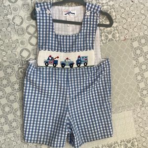 Adorable smocked boys sz 24 months